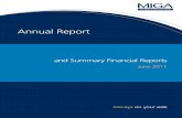 Annual Report - MIGA … · ABN 99 092 709 629 MIGA Actuaries Finity Consulting Pty Ltd, Sydney Auditors and Tax Advisors KPMG, ... of running our business. 3 / MIGA Annual Reportand