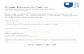 Open Research Onlineoro.open.ac.uk/32111/1/ReCALL_AnnaComas-Quinn_8March2011.pdf · 2019-07-15 · Comas-Quinn, Anna (2011). Learning to teach online or learning to become an online