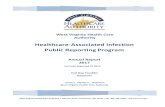 Healthcare-Associated Infection Public Reporting Program · Healthcare-Associated Infection Public Reporting Program Annual Report – 2017 West Virginia Health Care Authority Board