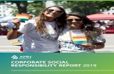 CORPORATE SOCIAL RESPONSIBILITY REPORT 2019€¦ · Corporate social responsibility is core to our business and who we are as people. While we are proud of our accomplishments in