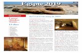 Egipte 2019 - · PDF file Egipte 2019 Tanis. tarda visita dels Temples de Medinet Habu (Tutmosis III/Hatshepsut, Ramesses III). Transbordador a Luxor. Temps lliure, sopar i allotjament.