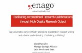 Facilitating International Research Collaborations through ... ... publishing concepts Online tutorials by publishing experts Combination of textual, visual, and audio formats Insightful