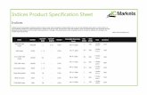 Indices Product Specification Sheet - IC Markets · Indices Product Specification Sheet Indices Indices have the advantage of allowing traders to take a wider view of a basket of