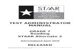 Welcome to Texas Education Agency | Texas … STAAR ALT...rereading a portion aloud, generating questions) (2) Item 8 Prerequisite Skill explain how figurative language (e.g. personification,