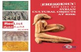 RED LIST OF SYRIAN CULTURAL OBJECTS AT RISK …Introduction Syria has, over many millennia, been home to diverse cultures and ancient kingdoms, including prehistoric tribes, Islamic
