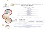 ROCEDIMIENTO PARA NTEGRACIÓN DE LA OMPROBACIÓN …info.jalisco.gob.mx/sites/default/files/leyes/dom...PROCEDIMIENTO PARA INTEGRACIÓN DE LA COMPROBACIÓN DE GASTOS DE OPERACIÓN.