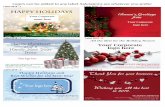 HAPPY HOLIDAYS Season’s Greetings LABELS 2018.pdf HAPPY HOLIDAYS Label 2018 - 1 Label 2018 - 2 Season’s Greetings from All the Best for the Holiday Season Merry Christmas and a