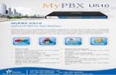 MyPBX U510 Datasheet en - Flytec Computers · 2019-06-30 · MyPBX U510 . Hybrid IP-PBX for Your Business . MyPBX U510 is an enterprise-grade solution designed for offices of up to