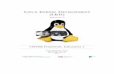 Linux Kernel Development (LKD) - CISTER · Linux Kernel Development (LKD) Session 2 CISTERFramework: Laboratory1 PauloBaltarejoSousa pbs@isep.ipp.pt 2017