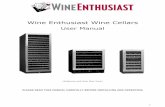 Wine Enthusiast Wine Cellars · physical, sensory or mental capabilities, or lack of experience and knowledge, unless they ... your wine cellar was designed to hold large format bottles,