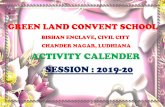 BISHAN ENCLAVE, CIVIL CITY CHANDER NAGAR, LUDHIANA ...greenlandcivil.com/images/activitycalender19-20.pdf · (Inter House Quiz) 17.05.19 Labour Day (Kindergarten Scene related to