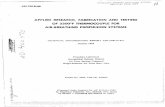 APPLIED RESEARCH, FABRICATION AND TESTING · APPLIED RESEARCH, FABRICATION AND TESTING OF 2300°F THERMOCOUPLE FOR AIR-BREATHING PROPULSION SYSTEMS (9• TECHNICAL DOCUMENTARY REPORT