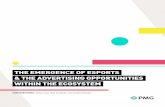 THE EMERGENCE OF ESPORTS & THE ADVERTISING … · the emergence of esports & the advertising opportunities within the ecosystem contributors: abby long, nick drabicky, and hayley
