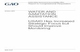 GAO-16-81, Water and Sanitation Assistance: USAID Has ... · SANITATION ASSISTANCE USAID Has Increased Strategic Focus but Should Improve Monitoring October 2015 GAO-16-81 United