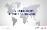 TV DISTRIBUTION: 4 HOURS OF SHANGHAI · FRENCH SPEAKING BROADCASTERS (OVERSEAS TERRITORIES) Worldwide in French Speaking Territories Free and Pay TV Potential Reach: TBC Highlights
