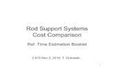 Rod Support Systems Cost Comparison - MITweb.mit.edu/2.810/www/files/lectures/lec14b-rod-support-sys.pdf · Rod Support Systems Cost Comparison Ref. Time Estimation Booklet 2.810