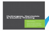 Hydrangeas, Narcissists & Intuitive Thinking · PDF file Intuitive Thinking Gerd Gigerenzer, director of the Max Planck Institute for Human Development, makes the case for intuition