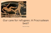 Our care for refugees: A Procrustean bed? · ill health and political violence and the possibility of prevention 3 Epidemiology of mental health ... mental health problems and filters