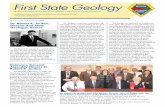 First State Geology DELAWARE RESEARCH · First State Geology Current information about Delaware‘s geology, hydrology, and mineral resources ... ed by pictures and drawings of some