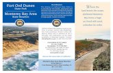 Fort Ord Dunes State Park - California State Parks€¦ · ACCESSIBLE FEATuRES . Fort Ord Dunes State Park has a level, paved parking lot with picnic tables. Marina State Beach has