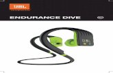 TR04397 JBL Endurance 700 QSG F V14 LD · ENDURANCE DIVE FR: Insérez les écouteurs dans vos oreilles vers le bas. Faites-les pivoter vers l'arrière pour les ﬁxer en place. Ajustez-les