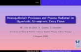 Nonequilibrium Processes and Plasma Radiation in ...users.ba.cnr.it/imip/cscpal38/Erice/LECTURES/LinodaSilva.pdfNonequilibrium Processes and Plasma Radiation in Hyperbolic Atmospheric