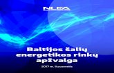 Baltijos šalių energetikos rinkų apžvalga · 2017 m. Baltijos šalių energetikos sektoriuje ir toliau vyksta pokyčiai, darantys įtaką elektros energijos ir gamtinių dujų