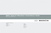 MIC Alarm-Washer Interface Unitresource.boschsecurity.us/documents/MIC_ALM_WAS_24...MIC Alarm-Washer Interface Unit MIC-ALM-WAS-24 Installation Manual english deutsch français 中国语文
