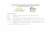 CROSS COUNTRY DE INVIERNO LA PINTANA 2015€¦ · CROSS COUNTRY DE INVIERNO ... Organiza: Corporación Municipal de Deportes de La Pintana y Municipalidad de La Pintana Auspician: