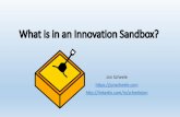 What is in an Innovation Sandbox Download - Jon Scheele€¦ · •Rethink the entire business model — technology choices, distribution, pricing, scale, workflow, and organisation.