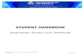 Student Handbook updated ASLIasli.vic.edu.au/images/files/Student-Handbook.pdf · RTO Connect Pty Ltd T/A Australian Study Link Institute Version 8.0 Page 1 of 43 STUDENT HANDBOOK