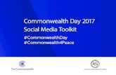 Commonwealth Day 2017 Tackling Corruption Social Media ... · PDF file Tackling Corruption in the Commonwealth Commonwealth Day 2017 Social Media Toolkit #CommonwealthDay #Commonwealth4Peace.