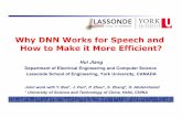 Why DNN Works for Speech and How to Make it More Efficient? · • 2006: DNN for small tasks (Hinton et al., 2006) o RBM-based pre-training for DNN • 2010: DNN for small-scale ASR