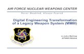 Digital Engineering Transformation of a Legacy Weapon System … · 2020-01-02 · Lines of Effort LOE –Meet MMIII Weapon System KPPs through Deactivation Objectives and Key Results