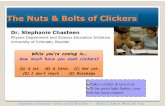 Dr. Stephanie Chasteen - CWSEI and Bolts of Clickers.pdf · Stephanie Chasteen– Univ. of CO Boulder -- Make Clickers Work for You 28 28 A small acorn over time can grow into a huge