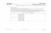 AN3156 Application note - STMicroelectronics · AN3156 Application note USB DFU protocol used in the STM32 bootloader Introduction This application note describes the USB DFU protocol