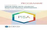 OECD PISA 2015 students’ financial literacy assessment · 2017-05-23 · Launch of the OECD PISA 2015 financial literacy assessment 10:15 – 10:45 Registration and welcome coffee
