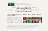 Toolkit: Libraries, Development and the United Nations ...  · Web view1.01.2016  · Toolkit: Libraries, Development. and the United Nations 2030 Agenda. August 2017: Revised version.