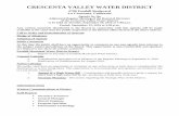 CRESCENTA VALLEY WATER DISTRICT · Crescenta Valley Water District September 6, 2016 Regular Meeting, Board of Directors Page 4 . at Ordunio Reservoir – Construction began on August
