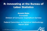 R: Innovating at the Bureau of Labor Statistics · 3 —U.S. BUREAU OF LABOR STATISTICS •bls.gov Overview Automation (IPP) Quality control (PPI) Real-time response rates (OCWC)