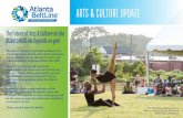 ARTS & CULTURE UPDATE€¦ · Arts & Culture Updates! JOIN US FOR THE LATEST Atlanta BeltLine, Inc., 100 Peachtree Street, NW, Atlanta, 30303 MEETING WHEN WHERE Kick-Off Meeting Thursday,