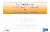 An introduction to compressive sensing imaging applications · 28/04/2015  · An introduction to compressive sensing & imaging applications Invited talk Observatoire Cote d Azur