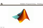 Matlab Programming - Plottingrvoyles/Classes/MET164/... · 2017-04-11 · Matlab has a default sequence of colors for the plots that are used, unless you define the colors b blue