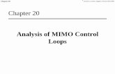 Analysis of MIMO Control Loops - University of Newcastlecsd.newcastle.edu.au/book_slds_download/Ch20t.pdf · 2001-01-31 · Chapter 20 Goodwin, Graebe, Salgado, Prentice Hall 2000