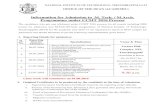 Information for Admission to M. Tech. / M.Arch. Programmes ... · PDF file completion of the M.Tech. programme or till the withdrawal of admission. a. Those candidates who have appeared