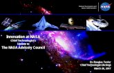 Innovation at NASA...Mar 28, 2017  · – Focus on Organization and Technical innovation – Categorized as Disruptive, Transformative, Incremental and Revolutionary • Developed