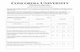 Concordia University Employment Application...Concordia University does not discriminate in hiring or employment on the basis of race, color, national origin, disability, sex, age,