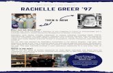 Spotlight Rachelle Greer - mwsc.vic.edu.au · Rachelle's work history includes experience in various industries including Retail, FMCG, Manufacturing, Media, the Legal industry, Education