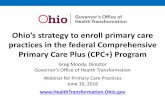 practices in the federal Comprehensive Primary Care Plus ... · PDF file practices in the federal Comprehensive Primary Care Plus (CPC+) Program Greg Moody, Director ... 1 Examples