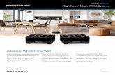 Data Sheet MK62 Nighthawk Mesh WiFi 6 System€¦ · With Nighthawk ® Mesh WiFi 6 System you´ll enjoy advanced whole home WiFi designed to deliver smooth video streaming and fast
